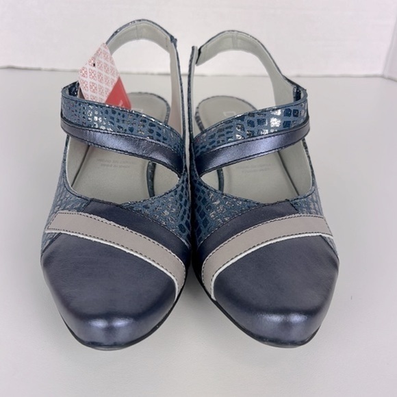 Nib - Dorking Tucan Heel, Sling Back - Navy Blue. Size: 37. - Picture 2 of 15